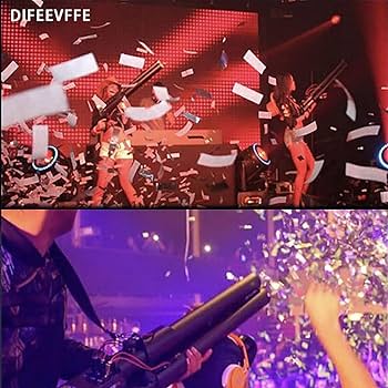 紙吹雪マシーン/ウェディングケーキ型‼️パーティーのお洒落な演出にバッチリ‼️ Amazon.co.jp: パワフルな紙吹雪マシン、紙吹雪キャノン